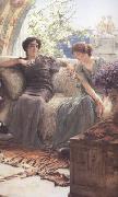 Alma-Tadema, Sir Lawrence Unwelcome Confidence (mk23) oil painting reproduction